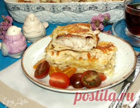 Рыба в лаваше, запеченная в духовке