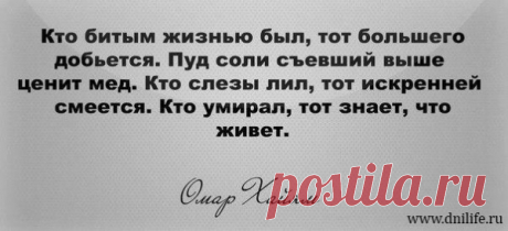 Омар Хайям цитаты о жизни