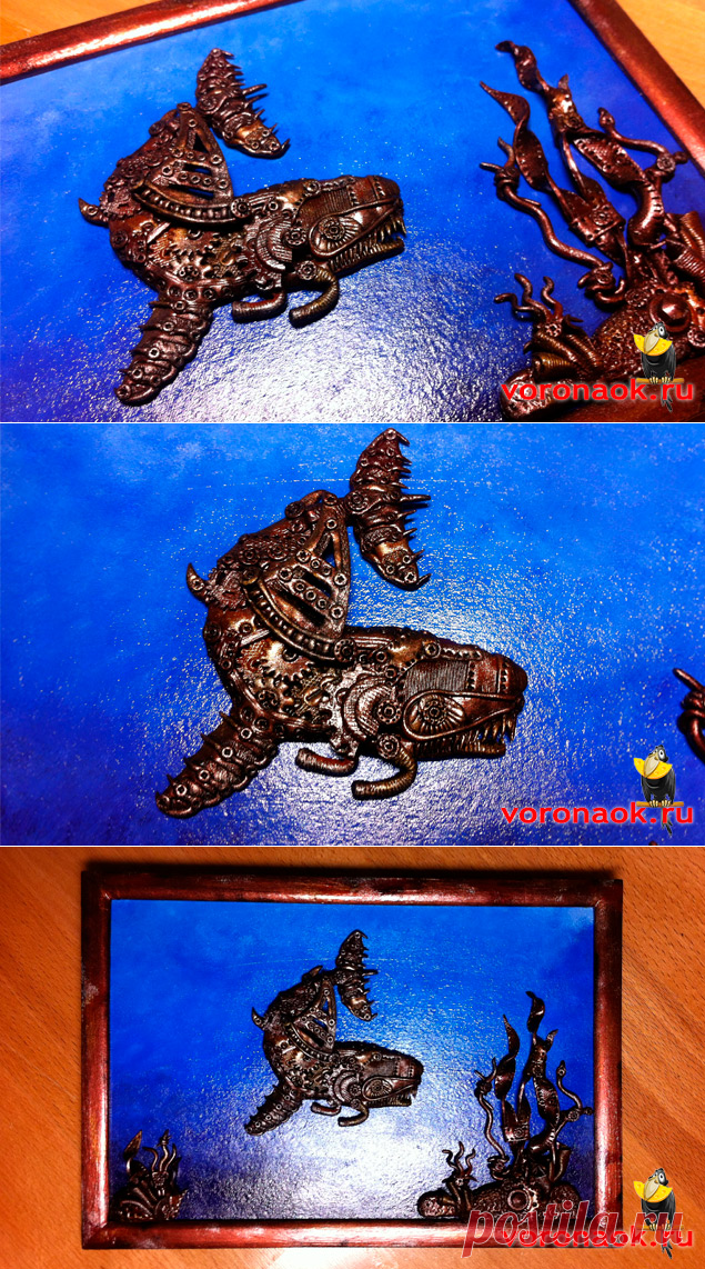 Стимпанк или биомеханическая акула