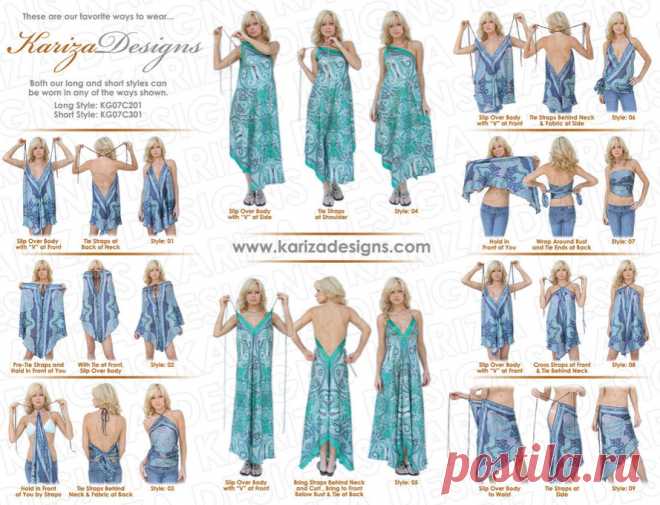 Шьём платье из платков… Легко и просто! ИДЕИ, ВЫКРОЙКИ, МАСТЕР-КЛАСС… - медиаплатформа МирТесен