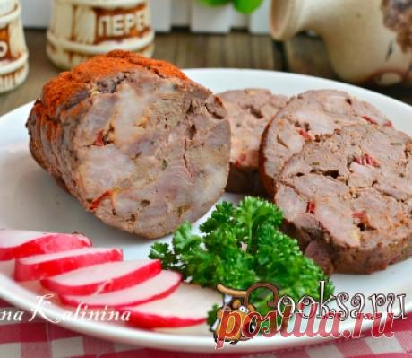 Мясной рулет с печенью фото рецепт приготовления