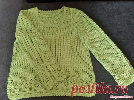 . Туника, Золотистая олива'' - Все в ажуре... (вязание крючком) - Страна Мам
