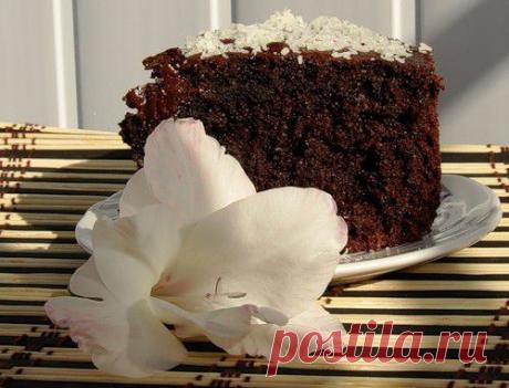 Бисквит «Шоколад на кипятке» в мультиварке / Простые рецепты