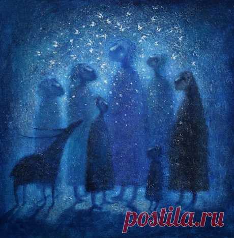 И я свирел в свою свирель, И мир хотел в свою хотель... Велимир Хлебников. Художник Elena Markova