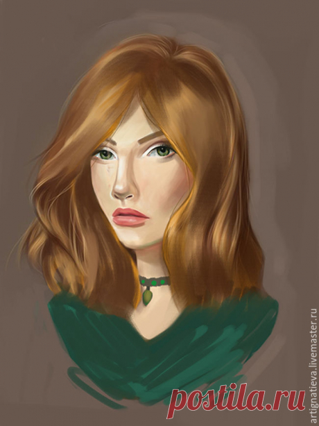 Как нарисовать цифровой портрет? - Ярмарка Мастеров - ручная работа, handmade