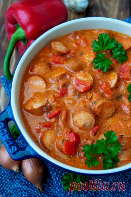 Würstchengulasch, ein schnelles Rezept auch für Kinder