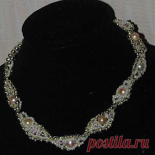 Ожерелье "Античная мозаика" - Ярмарка Мастеров - ручная работа, handmade