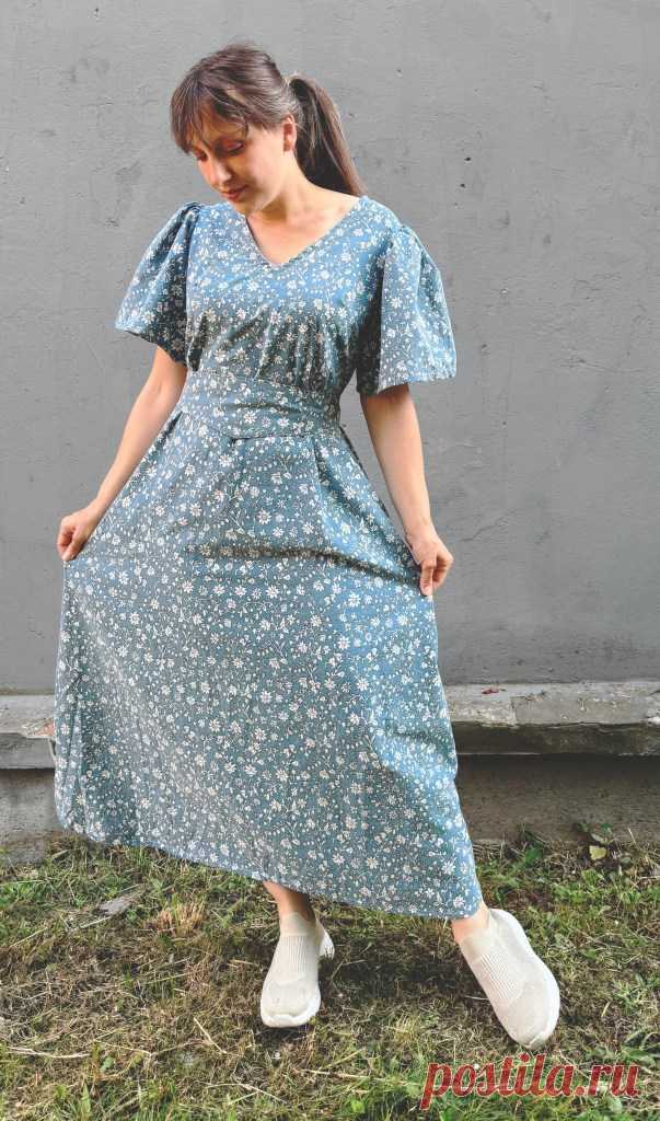 DIY Summer Maxi Dress with Free PDF Pattern and Video - Sparrow Refashion: A Blog for Sewing Lovers and DIY Enthusiasts
