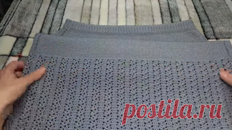 Юбочка хоть куда! Тунисский плюс короткий крючок | Дневник вязальщицы | Яндекс Дзен