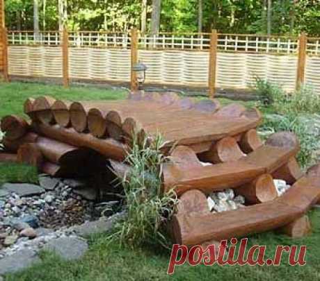 Дачная мебель своими руками из подручных материалов