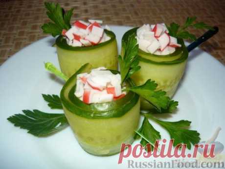 Рецепт: Огуречные роллы на RussianFood.com