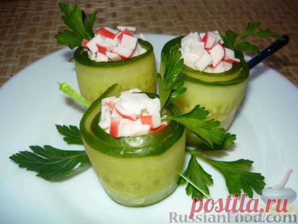 Рецепт: Огуречные роллы на RussianFood.com