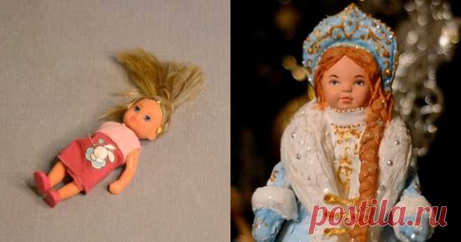 Новогоднее чудо: как дешёвых китайских пупсов превратить в нарядных Деда Мороза и Снегурочку ...