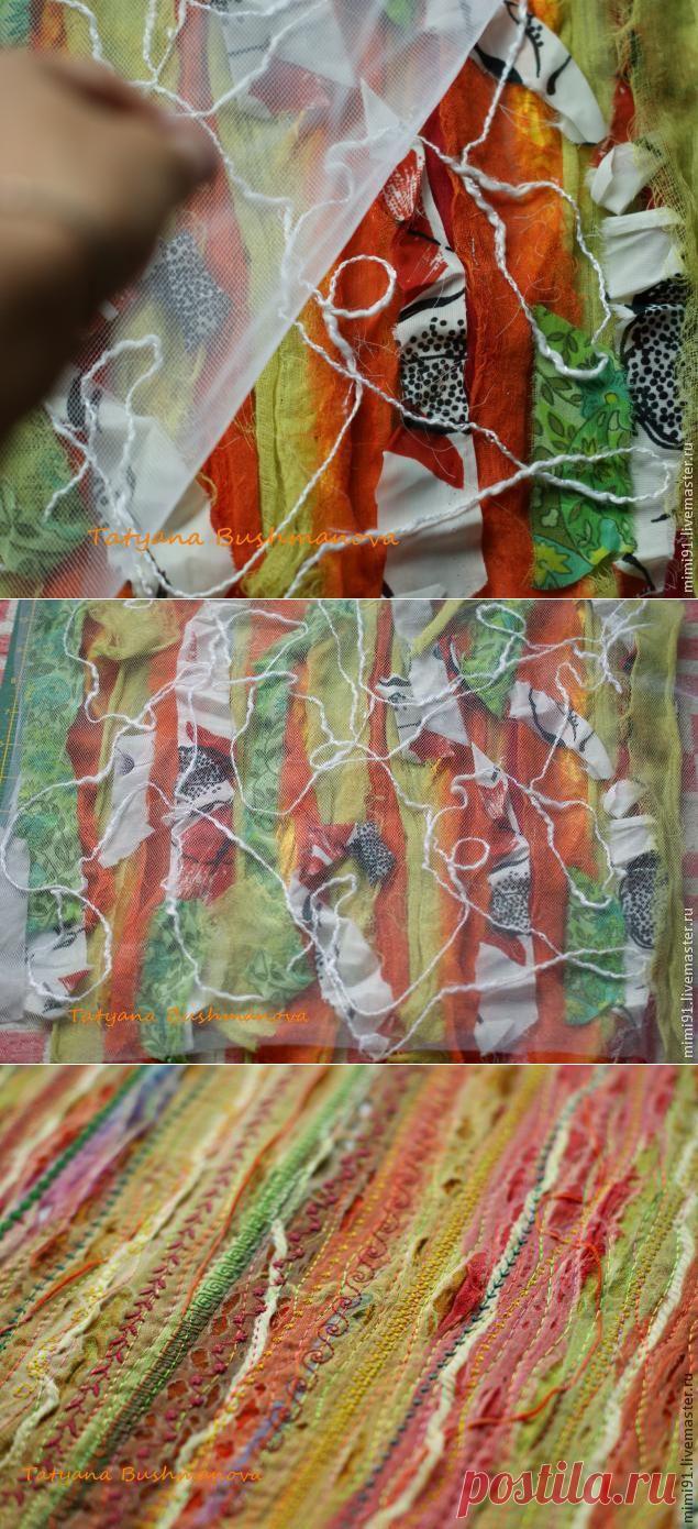 Делаем арт ткань для своих работ - Ярмарка Мастеров - ручная работа, handmade