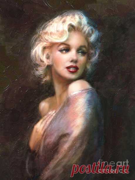 Marilyn romantic WW 1 by Theo Danella Marilyn romantic WW 1 Painting by Theo Danella
