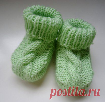 Подробное описание вязания пинеток спицами