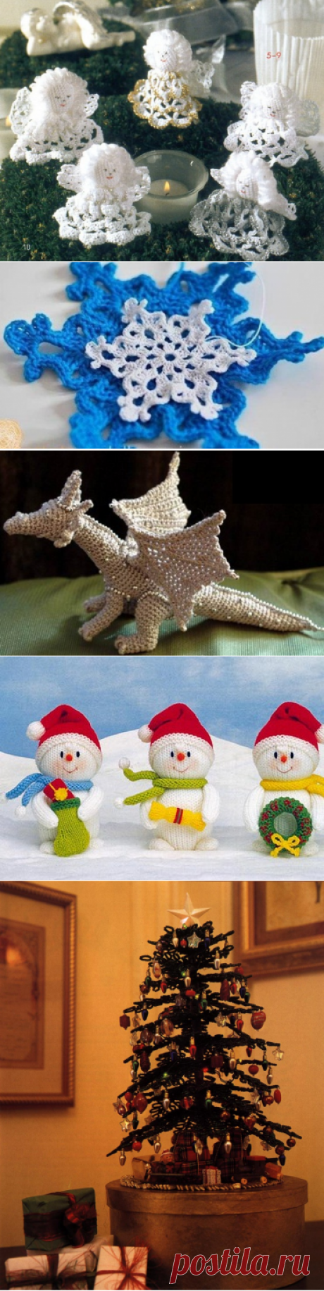 Вязание снежинок крючком
