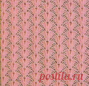 розовый узор