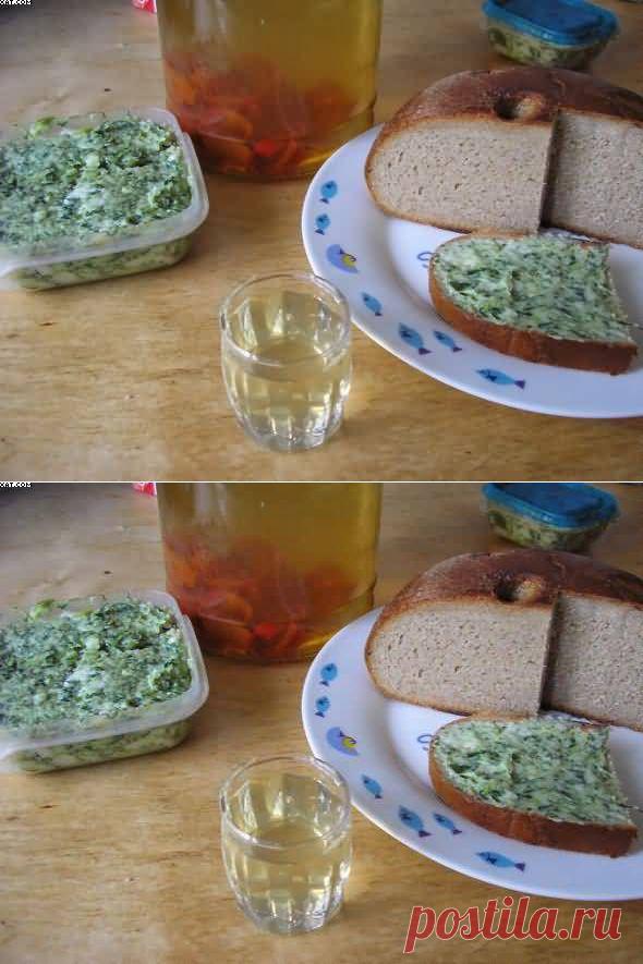 «Сало с зеленью и чесноком» - пошаговый рецепт с фото