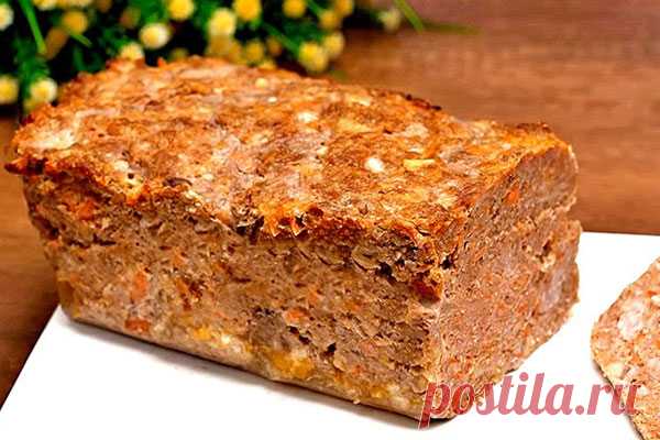 Мясной хлеб из фарша - Кулинарная страница

Таким блюдом можно смело заменить колбасу, или подавать его к гарниру, вместо котлет.