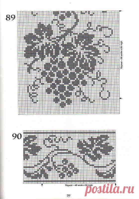 All sizes | 101 Filet Crochet Charts 59 | Flickr - Photo Sharing!