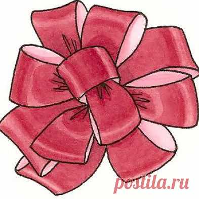 Как завязать "подарочный" бантик.