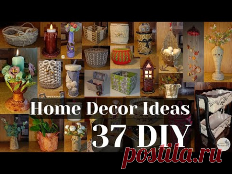 𝟯𝟳 Home organization and decoration ideas 2025 | DIY home decor with waste material | DIY crafts