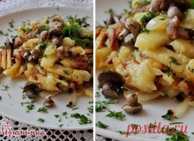 Жареная картошка с маслятами - Ах, какое же это нереальное блюдо!