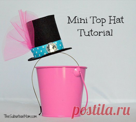 How To Make A Mad Hatter Mini Top Hat ~ Tutorial