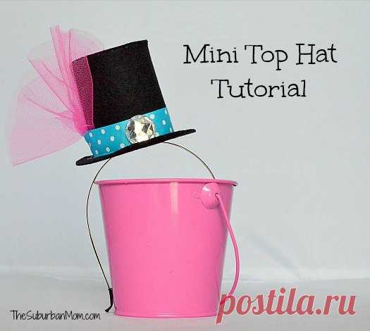 How To Make A Mad Hatter Mini Top Hat ~ Tutorial