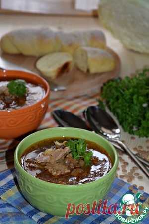 Капустняк с курицей и чечевицей - кулинарный рецепт