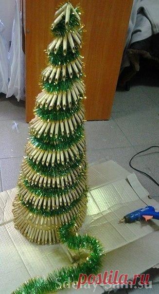 елка из макарон - Самое интересное в блогах