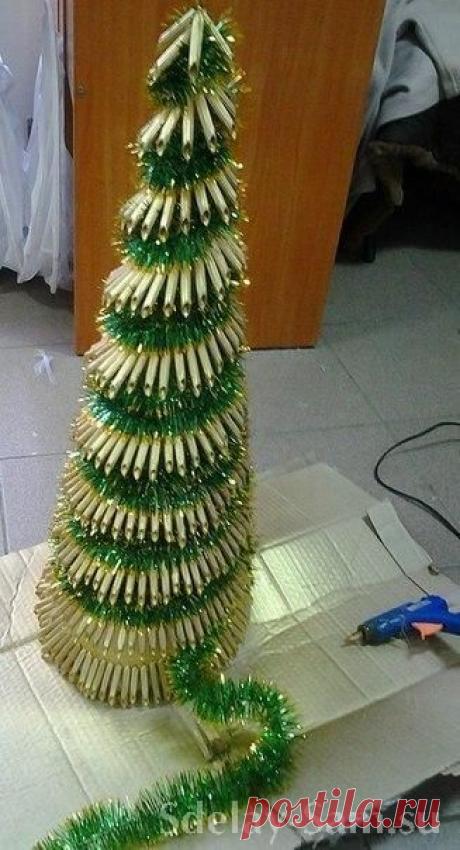 елка из макарон - Самое интересное в блогах