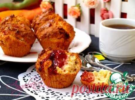 Маффины с джемом на сметане - кулинарный рецепт