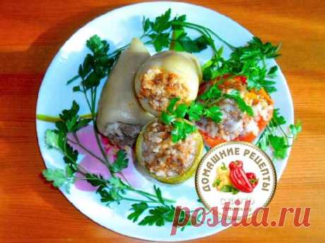 Как приготовить перцы фаршированные мясом и рисом