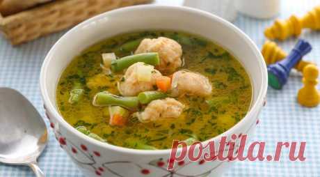 Детский суп с рыбными фрикадельками. Пошаговый рецепт с фото на Gastronom.ru