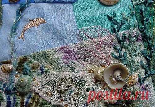 Крейзи-квилт или безумные лоскутки - Ярмарка Мастеров - ручная работа, handmade