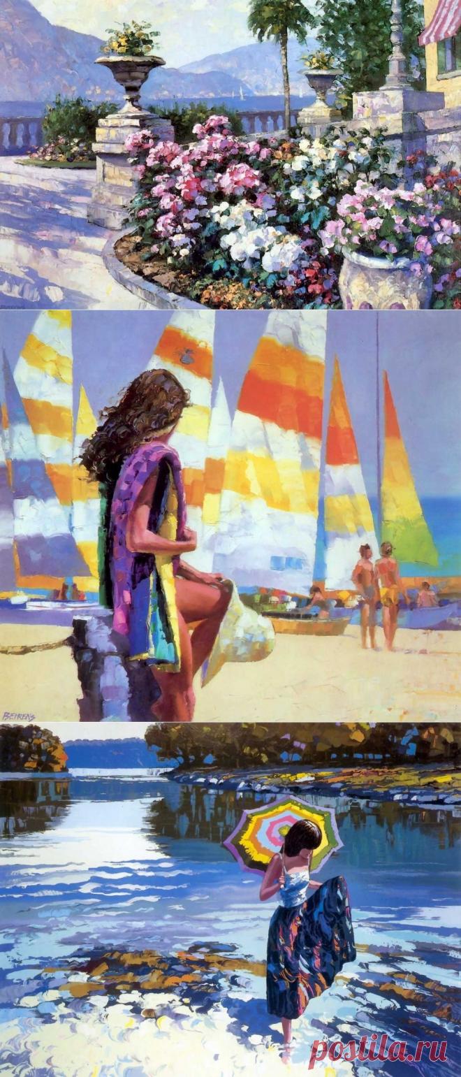 Когда скучаете по лету, смотрите на картины этого художника. Его называют Моне XXI века