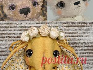 Мастер-класс по оформлению и росписи глазок для мишек Тедди - Ярмарка Мастеров - ручная работа, handmade