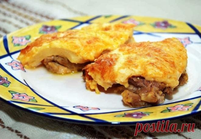 ​Куриные бедра с ананасом