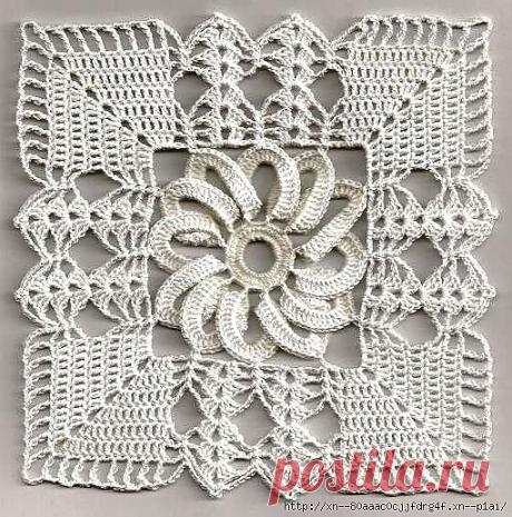 Квадратный мотив в коллекцию..