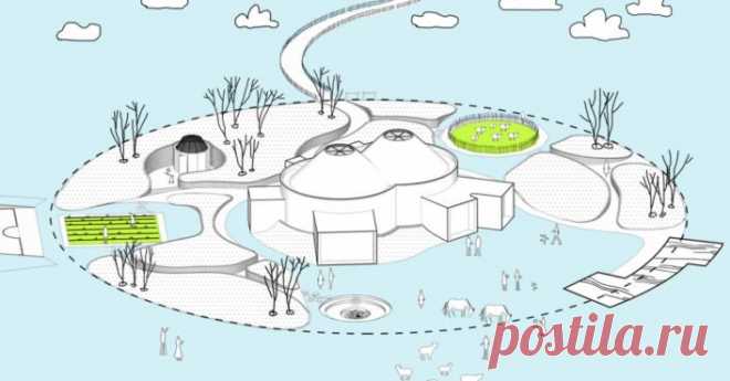 Mongolian yurts inspired the shape of this gorgeous visitor center in China. Architecture firm HDD combined locally sourced stone and used wooden beams to create a multifunctional space where local…