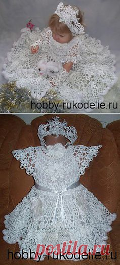 Хобби (рукоделие своими руками): вышивка, вязание  &raquo; Архив блога   &raquo; Новогодний костюм “Снежная королева” для доченьки