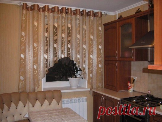 Шторы на кухне