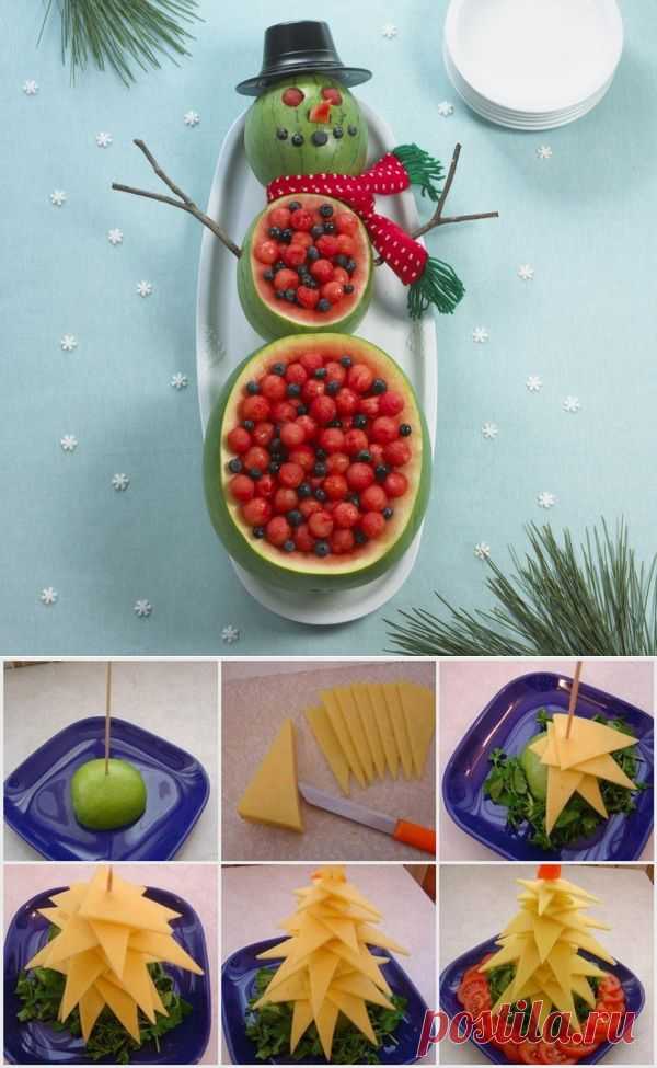 Как украсить новогодний стол? 12 съедобных идей — Вкусные рецепты
