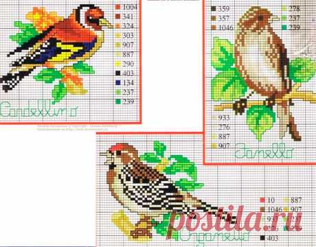 Еmbroidered birds — Яндекс.Диск