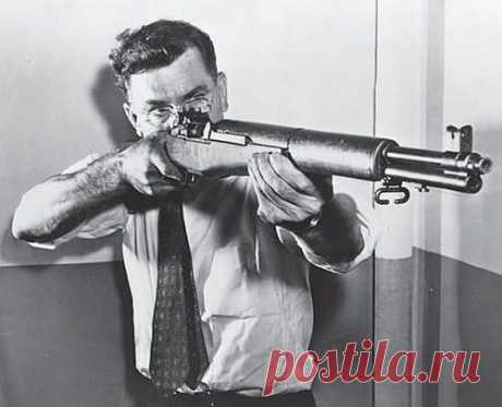 John Garand wielding his creation, the M1. | Weapons &amp; 2nd Amendment …