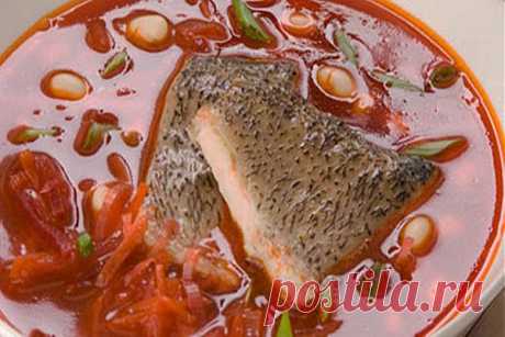 Один из вкуснейших шедевров украинской кухни!
&quot;Борщ с рыбой и фасолью&quot; Рецепт на сайте...