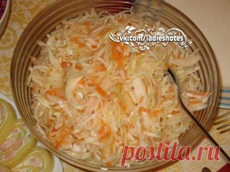 Маринованная капуста за 3 часа