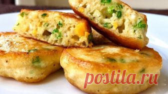 Закусочные оладьи с зеленым луком и яйцом: пышные и мягкие Закусочные оладьи с зеленым луком и яйцом, рецепт которых я вам предлагаю, сделаны из очень удачного теста. Выпечка получается пышной, нежной и очень мягкой. Даже когда оладьи остыну, они будут мягкими и безумно вкусными.Недорогая закуска станет отличным вариантом завтрака или быстрого перекуса. Из данного количества ингредиентов получается невероятно много аппетитных «солнышек». Разлетаются оладьи со стола в мгнов...